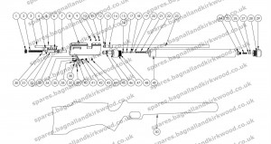 FX Biathlon Air Rifle Exploded Parts List Diagram F