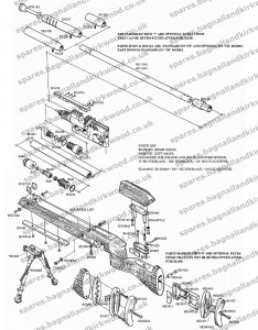 Air Arms Pro Target Air Rifle Exploded Diagram 1