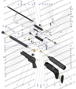 Logun Gladi8or-Gladiator-Air-Rifle-Exploded-Parts-Sheet-Diagram-C-1