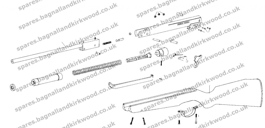 Webley Excel Spare Parts - Bagnall and Kirkwood Airgun Spares