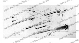 Webley Hawk Air Rifle Exploded Parts Diagram
