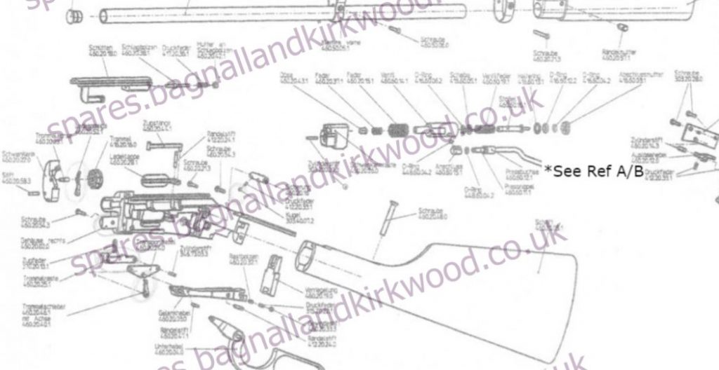 Umarex Walther Lever Action Parts Diagram - Bagnall and Kirkwood Airgun ...