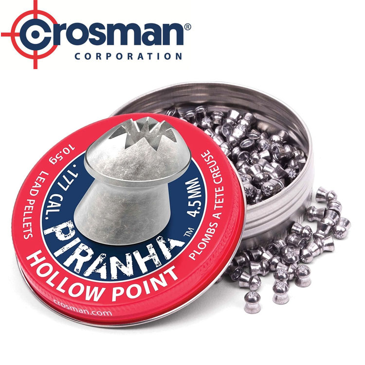 thumbnail image 2 of Crosman Premier .22 Piranha Hollow Point Pellets - 14.3 Grain 400 Count Airgun Ammo 2 of 4