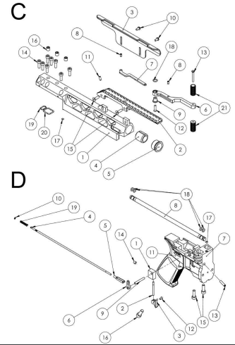 Airmaks Krait Exploded Parts Diagram